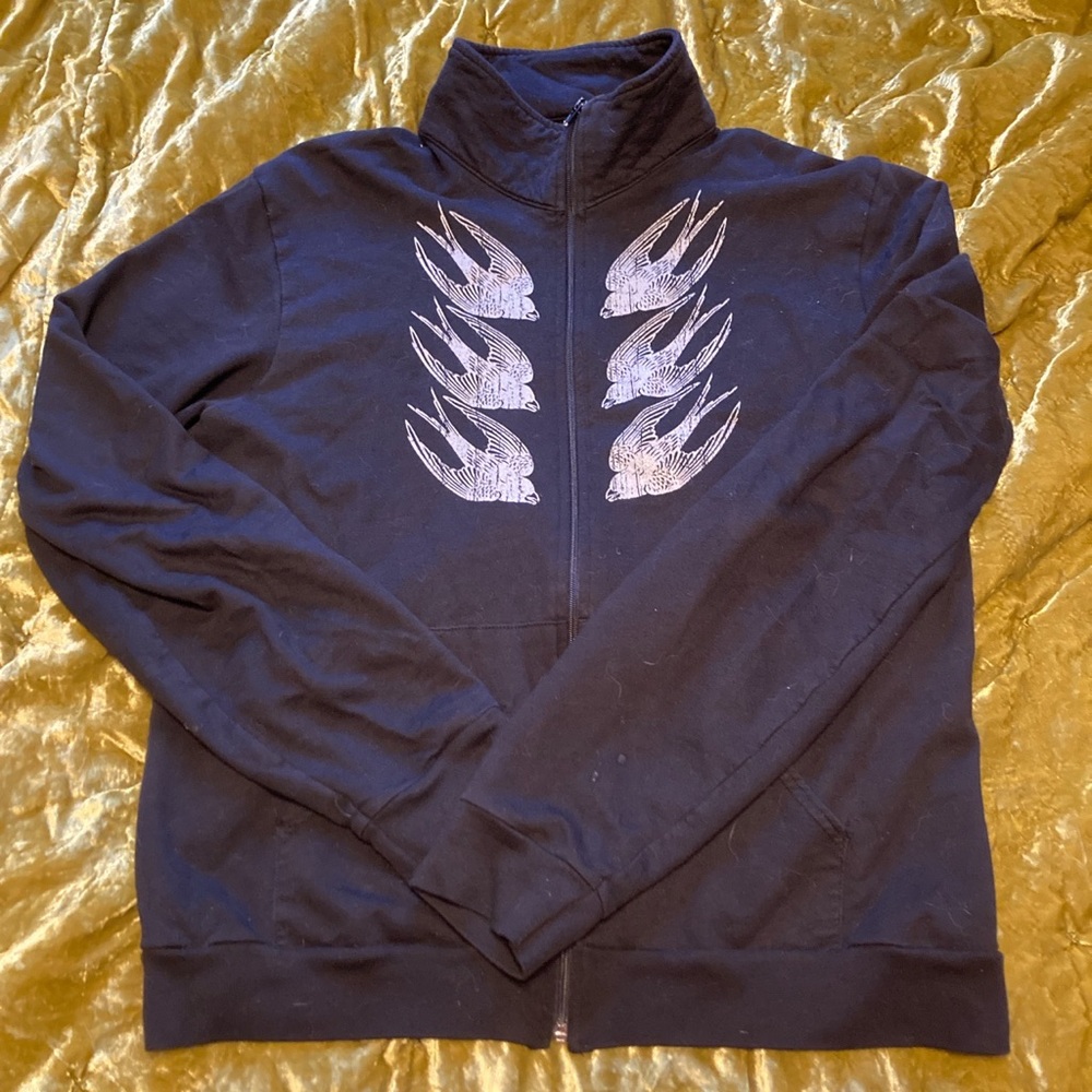 xL american apparel graphic zip up